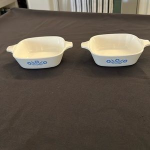 2 Corning Ware Blue Cornflower petite Pan P-41-